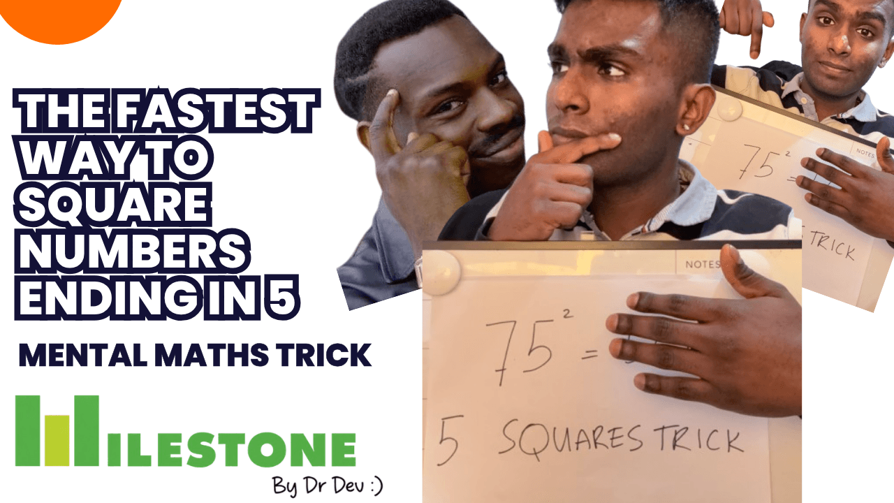 The Fastest Way To Square Numbers Ending In 5 (Mental Maths Trick)